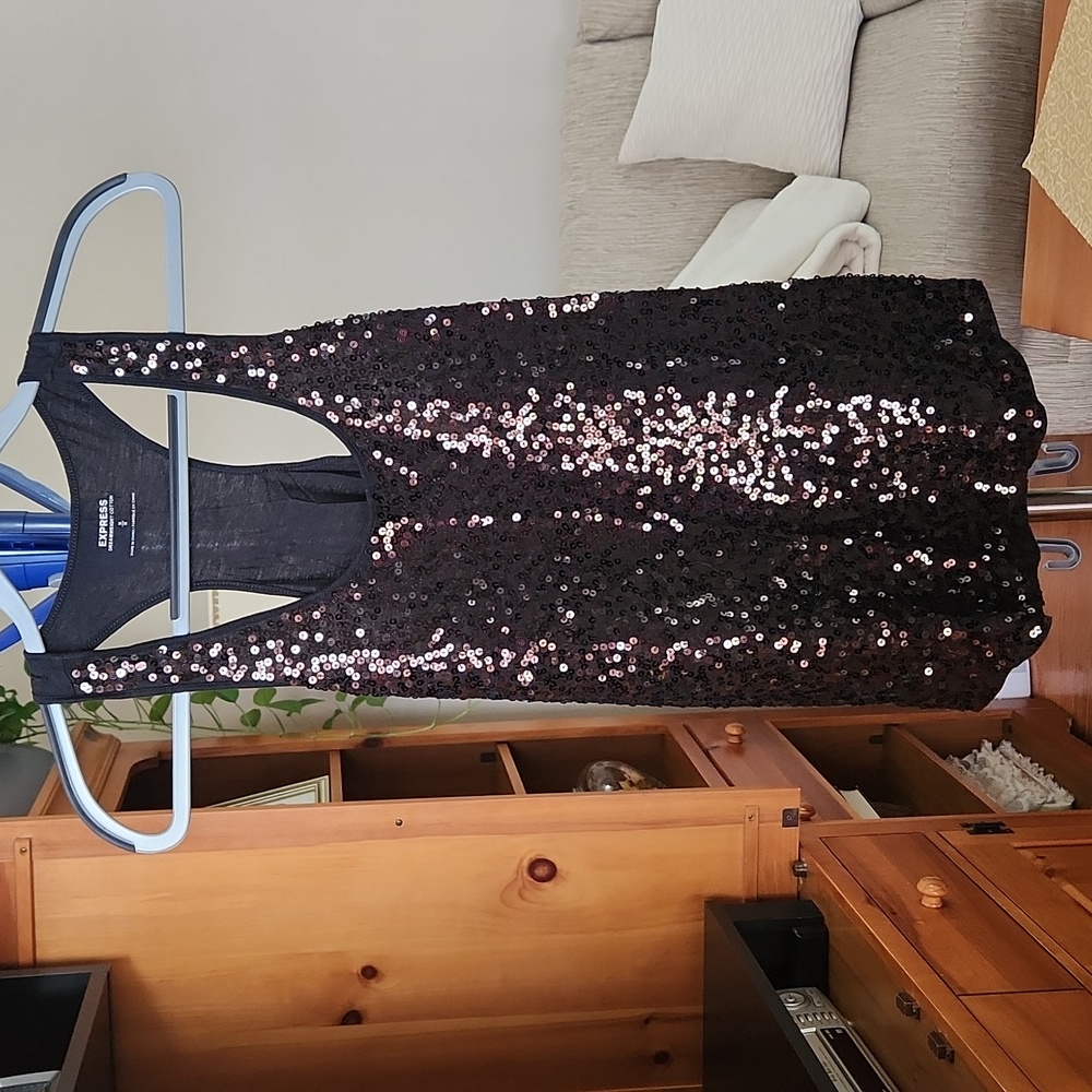 Express Sequin Tank